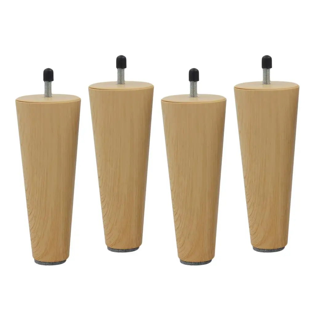 4pcs 150mm/6inch Wood Furniture Legs Cabinets Legs Sofa Feet Replacement