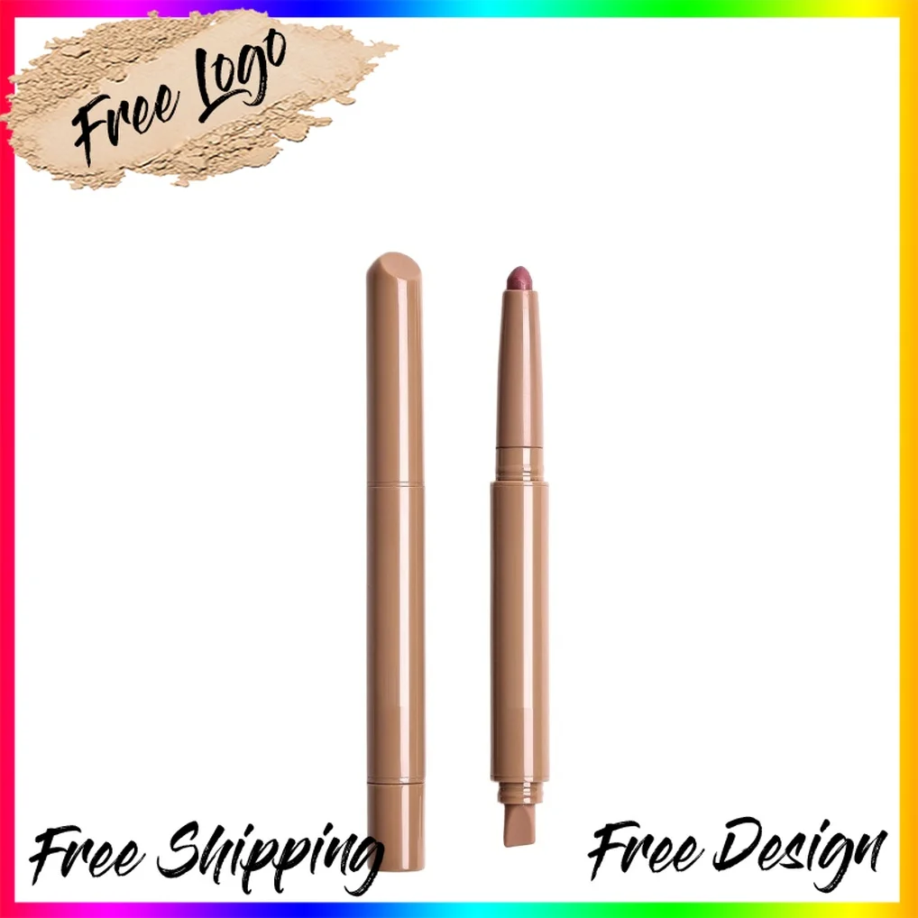 Private Label Custom Logo Vegan Matte Velvet Lipstick Makeup Long Lasting Non Transfer Highly Pigmented Smudge Proof Lip Liner