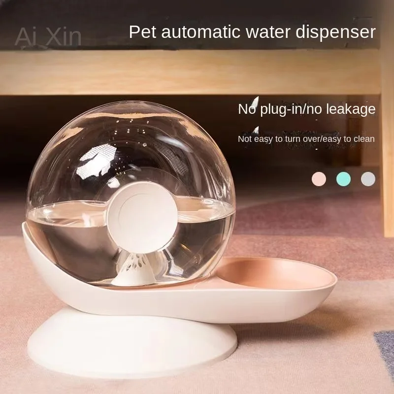 Pet Supplies Snail Automatic Cat Dog Drinking Bowl Fountain Water Dispenser Large-capacity  Cat  Drink Bowl Without Electricity