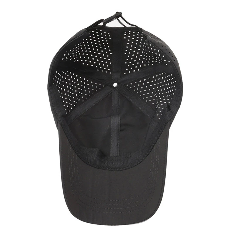 Gorra de béisbol de sección delgada transpirable para hombres y mujeres, sombrero de sol al aire libre, circunferencia de cabeza grande, secado rápido, Verano