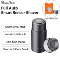 Xiaomi ShowSee Electric Shaver for Men Full Auto Smart Sensor Shaver Machine for Men Beard Trimmer Razor Hair Cutter Clipper