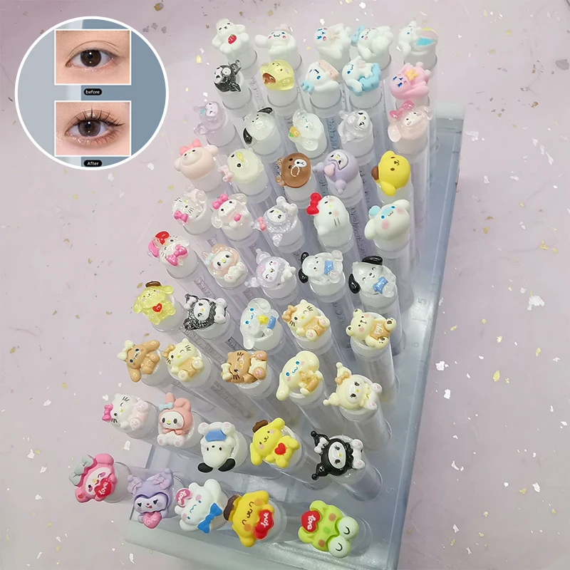 1Pcs Sanrio Reusable Eyebrow Brush Tube Disposable Eyelash Brush Eyebrow Brush Eyelash Resin Drill Replaceable Makeup