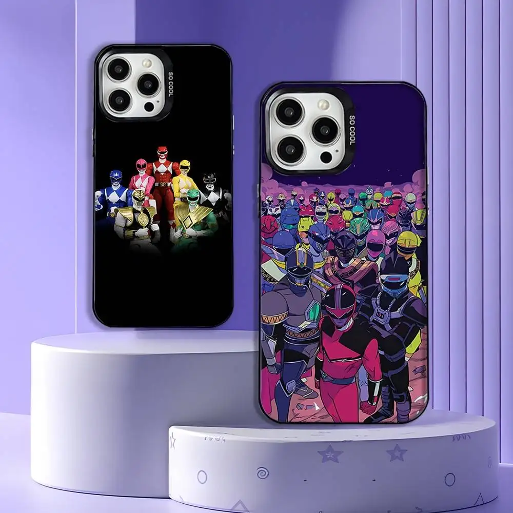 

P-PowerS-COOL R-Ran-gerS Phone Case For iPhone 17,16,15,14,13,12,11,Pro,Max,Plus,E,Air,Mini Black Tpu Cover