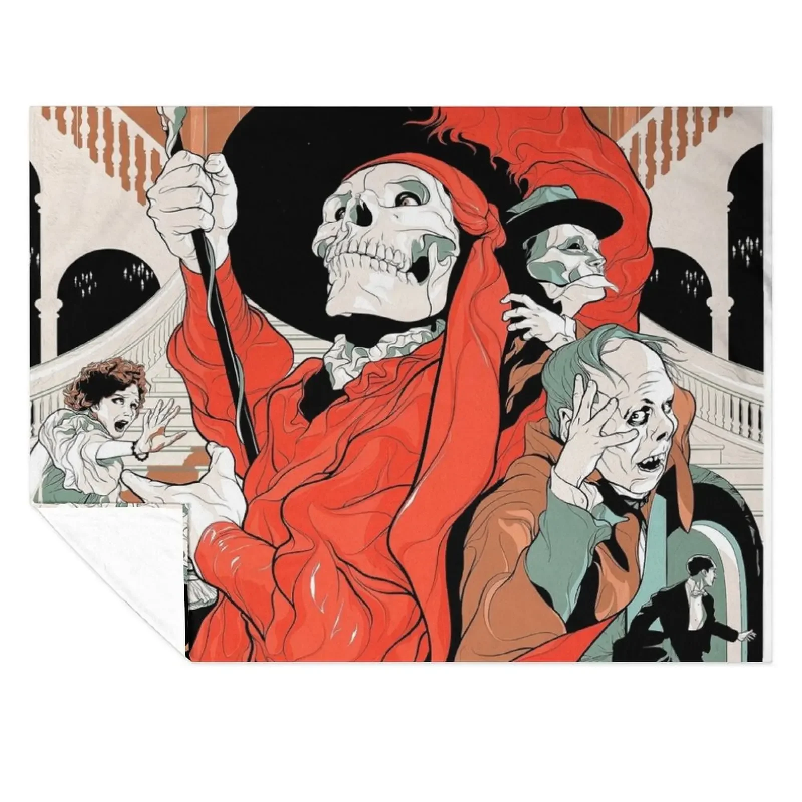 

The Phantom Of The Opera - Lon Cheney - The Nu Retro Poster Throw Blanket Moving warm for winter manga sofa bed Blankets