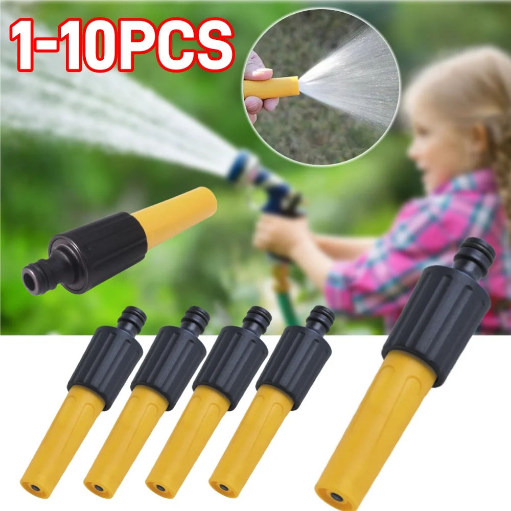 1-20X Direct Hose Nozzle Adjustable Sprinkle Connector Multifunctional Hose Car Wash Nozzle  Hose Sprinkler for Garden Watering