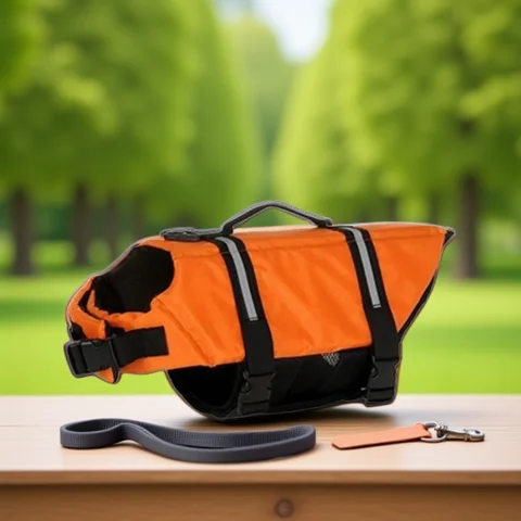 Giubbotto di salvataggio estivo per cani Riflettente regolabile Cani di grandi dimensioni Costumi da bagno Gilet di sicurezza Surf Barca a vela Galleggiabilità migliorata Giubbotti di salvataggio per animali domestici