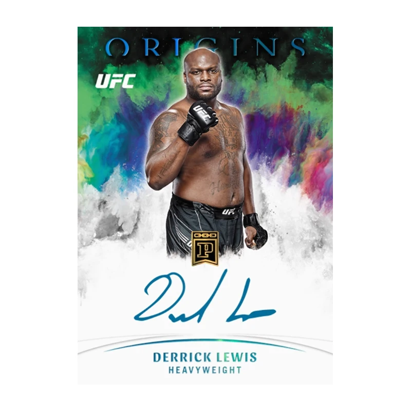 Panini UFC Series Homemade Diy Israel Adesanya Derrick Lewis Jared Cannonier Jiri Prochazka Collection Flash Card Toys Gift - view 4