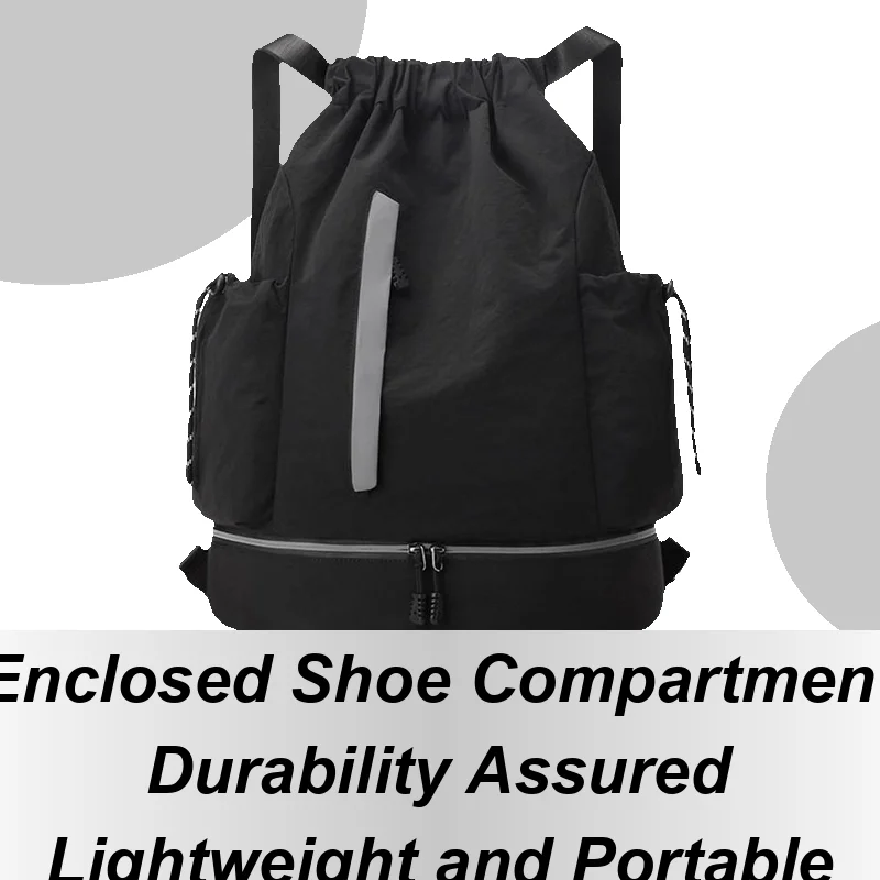 

Рюкзак на шнурке, уличный рюкзак для кемпинга, большой вместительный рюкзак для фитнеса, водонепроницаемая сумка на плечо для альпинизма