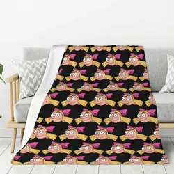 Custom Hey alexander Anime Comedy Helga Pataki coperte Warm flanella Throw coperta per Home Sofa Office Travel