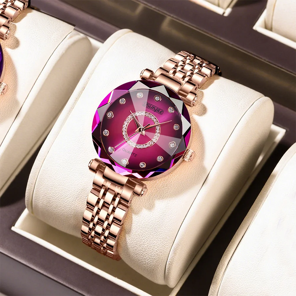 2pcs Luxury Elegant Women's Watch Set, Quartz Movement Casual Watch | Party Dress Wristwatch | Gorgeous | Fashion Accessories