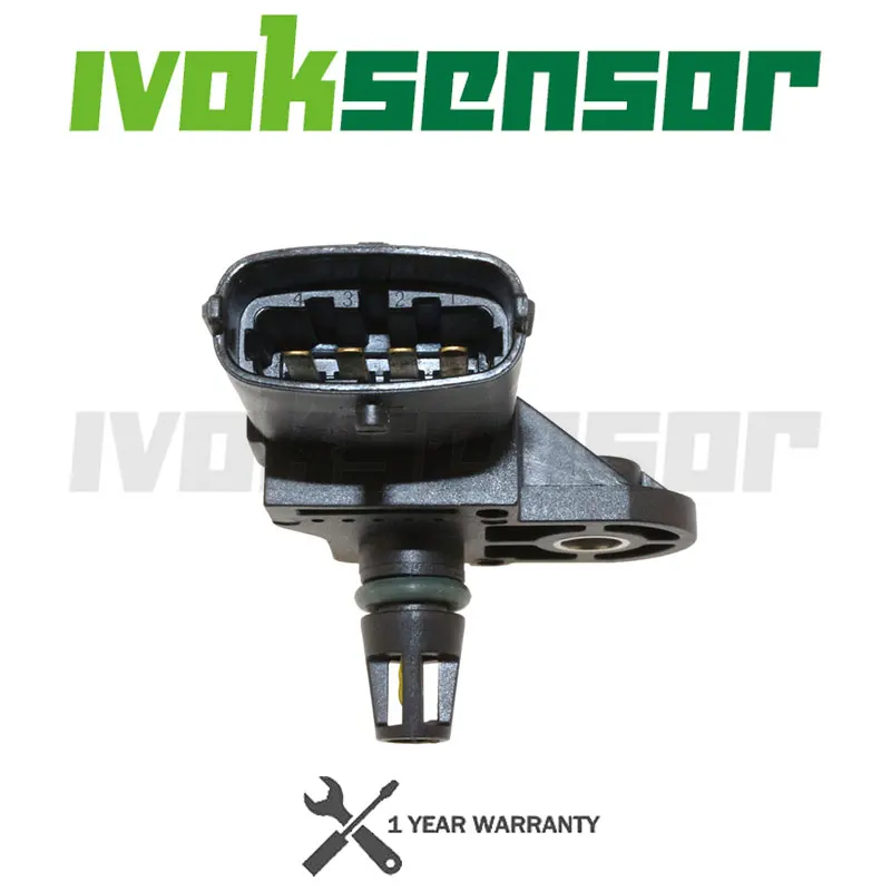 MAP Sensor Intake Air Pressure Sensor 37830-PWE-G01 For Honda Jazz Civic Stream 0261230099 For Chevrolet Chery Polaris 6