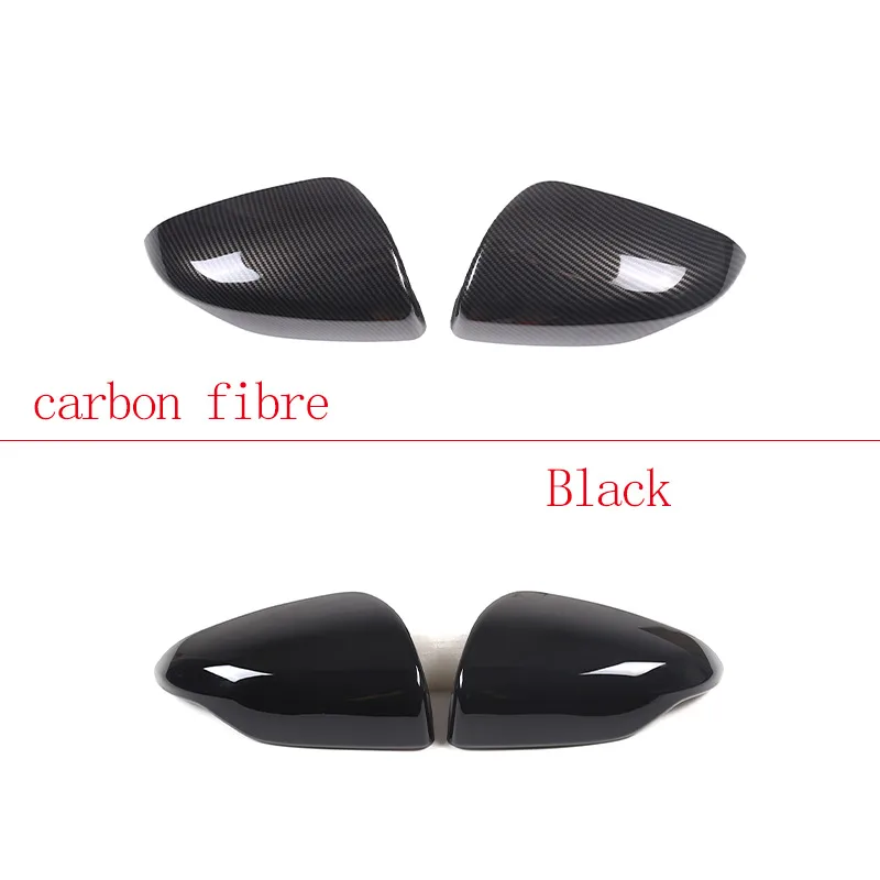 For Subaru WRX 2021-2023 ABS Carbon Fiber/black Car Exterior Rearview Mirror Cover Decorative Accessories