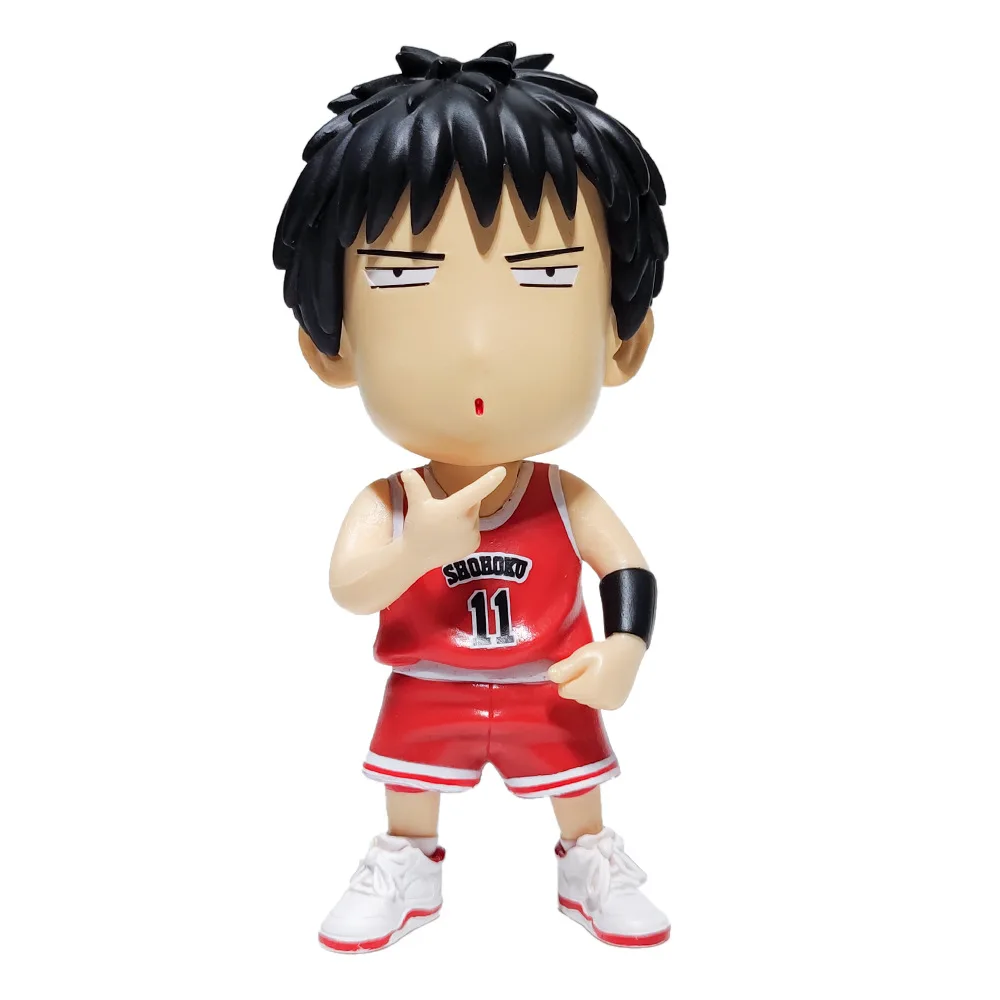 18cm Cartoon Anime Slam Dunk Basketball Player Sakuragi Hanamichi Kaede Rukawa PVC Figure Collection Doll Model Toys Gifts