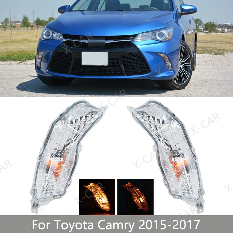 Foglight For Toyota Camry 2015 2016 2017 Front Bumper Fog Lamp Daytime Signal Light