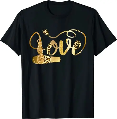 Hair Stylist Gift Valentine Hairdresser Leopard Print Unisex T-Shirt