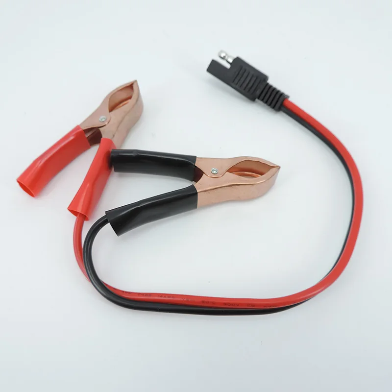 14AWG 36CM 2pin SAE spina a sgancio rapido per batteria clip a coccodrillo morsetti per cavi connettori cavo H2