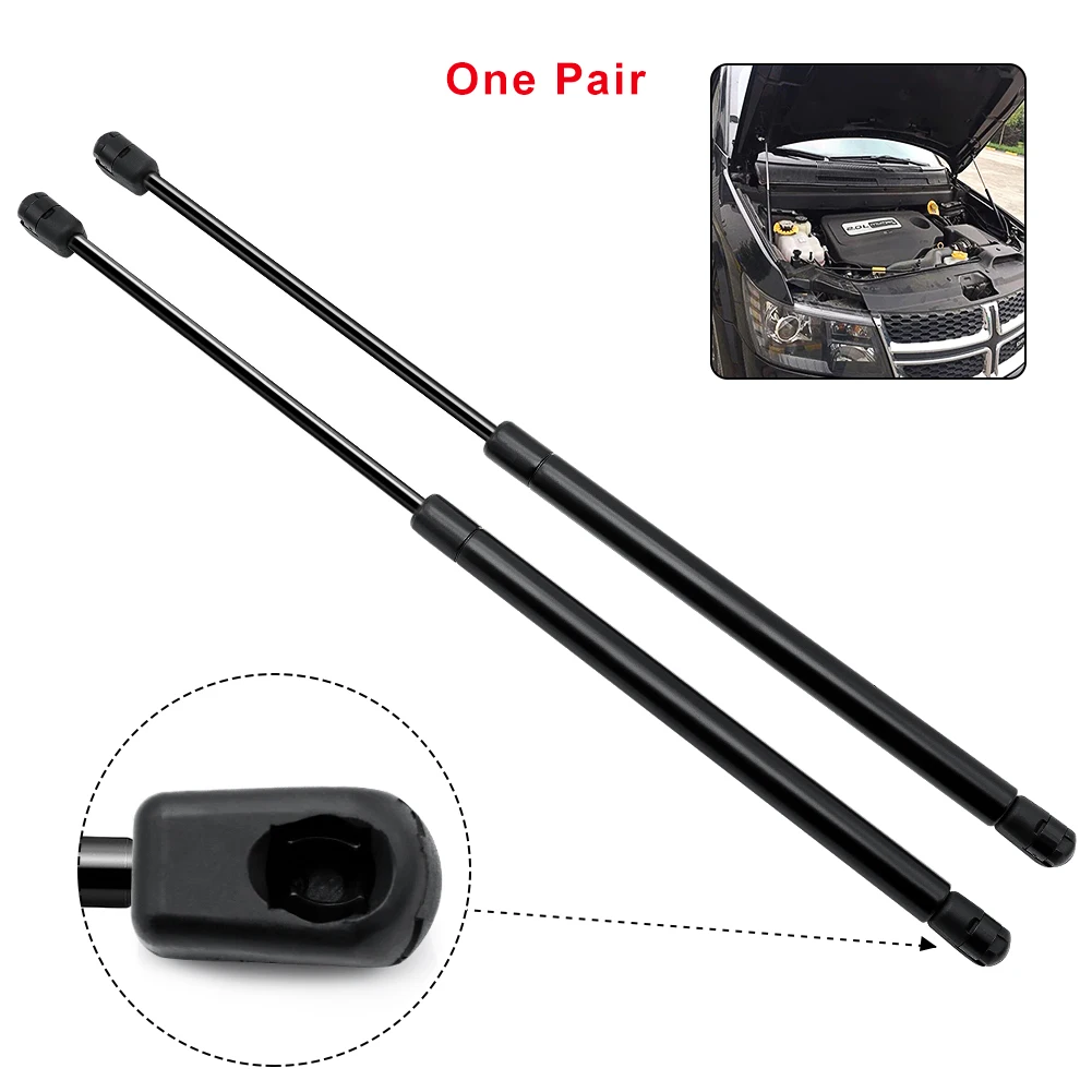 

2Pcs Car Gas Shock Front Engine Hood Support Rod Lift For Dodge Ram 1500 2500 3500 5500 2002-2010