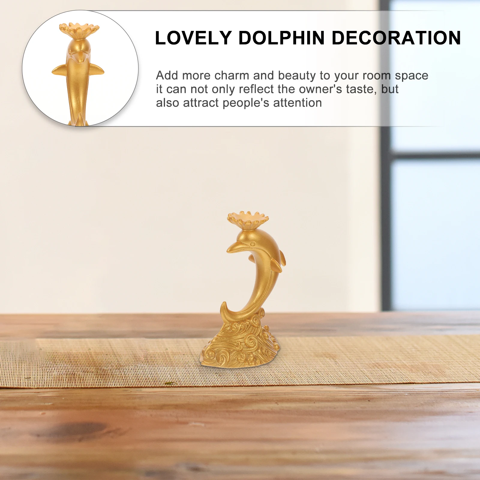 

Ornament Indoor Aquarium Decorations Carved Figure Desktop Statue Sculpture