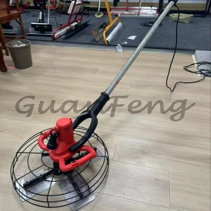 Portable Handheld Electric Plaster Smoothing Machine, Automatic Wall Rendering Trowel for Cement Finishing
