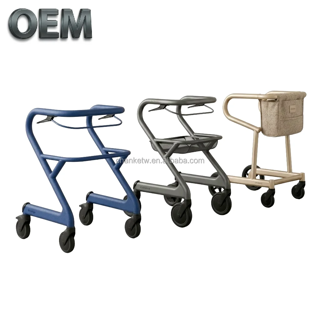 OEM Taiwan Customization One-Stop Service Stainless Steel Multi-Functional Walking Aids for Rehabilitation Therapy Supplies