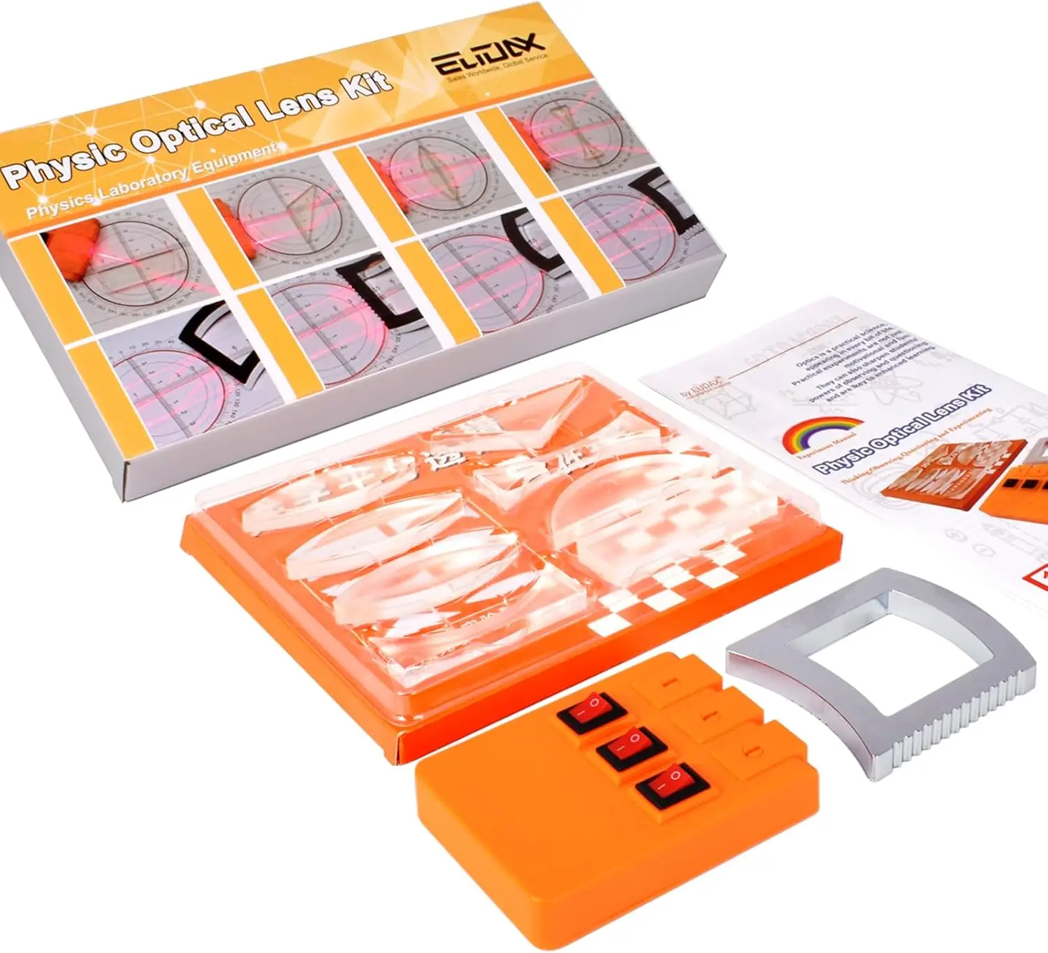 Lens Imaging Equipment Tools Refraction Optical Experiment Set Geometric Optics Experimental Set for Teacher  Education