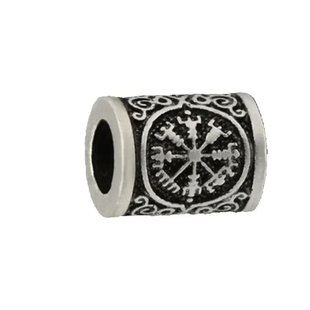 Viking Runes Charms Bead knot Compass triangle Trinity Odal Futhark Runes Beads Making   DIY Bracelets Necklace Jewelry