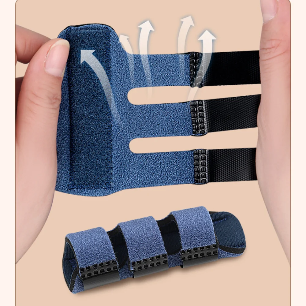 New Pain Relief Finger Retaining Band Adjustable Corrector Finger Fixation Splint Breathable Fixing Splint - view 5