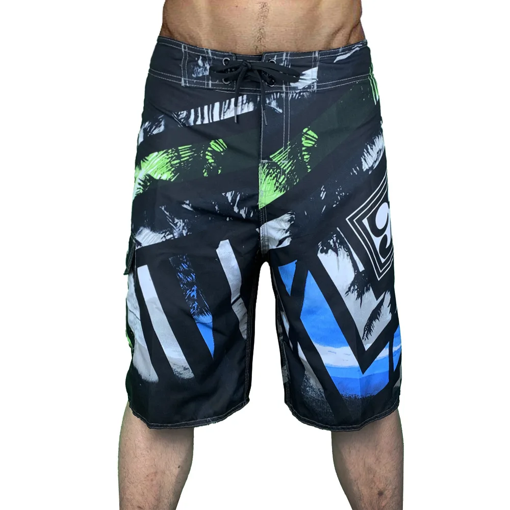 30-44 Men Plus Size Board Shorts Surf Beach Pants Board Pants Sport Pants Shorts Bermuda Quick Dry Spa Resort Beach Pants