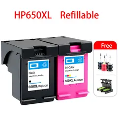 Compatible Refillable Ink Cartridge For HP650 650XL ​Deskjet 4510 4515 4516 4645 1014 1015 1016 1515  Printer