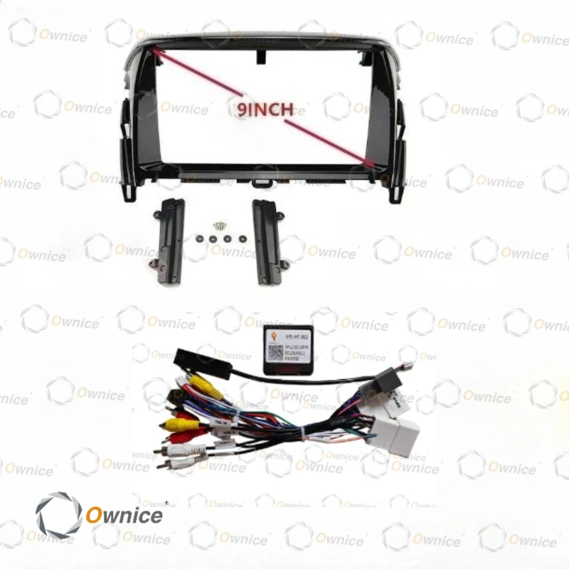 Ownice 9 Inch Car DVD Radio Android Stereo Dashboard Player Harness FOR MITSUBISHI ECLIPSE CROSS 2018 - 2019 Cables Frame Caubus