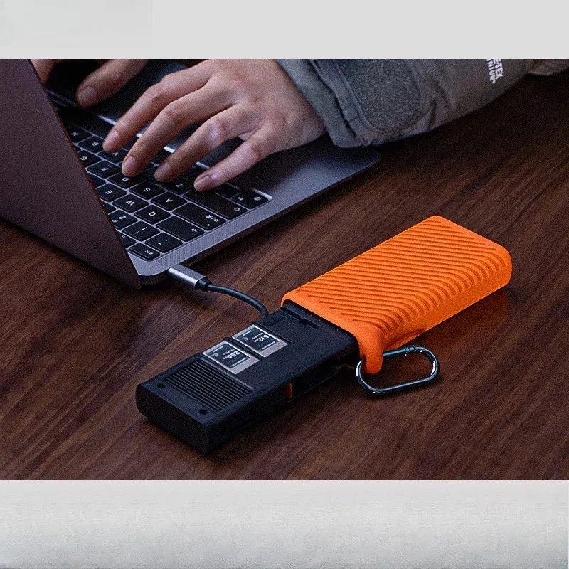 Card reader SD/TF card storage box Type-C interface