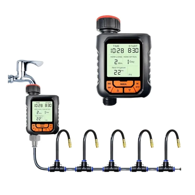 

Garden Balcony Atomization Rotary Copper Nozzle Timer Controller Watering Kit Universal Automatic Irrigation Nozzle Kit