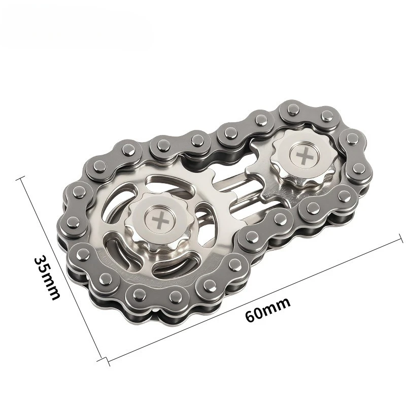 الإجهاد الإغاثة الدوران سلسلة سبيكة معدنية الضغط لعبة الإبداعية فنجر والعتاد فك الكبار هدية جيروسكوب تململ سبينر ل 14 + y #6