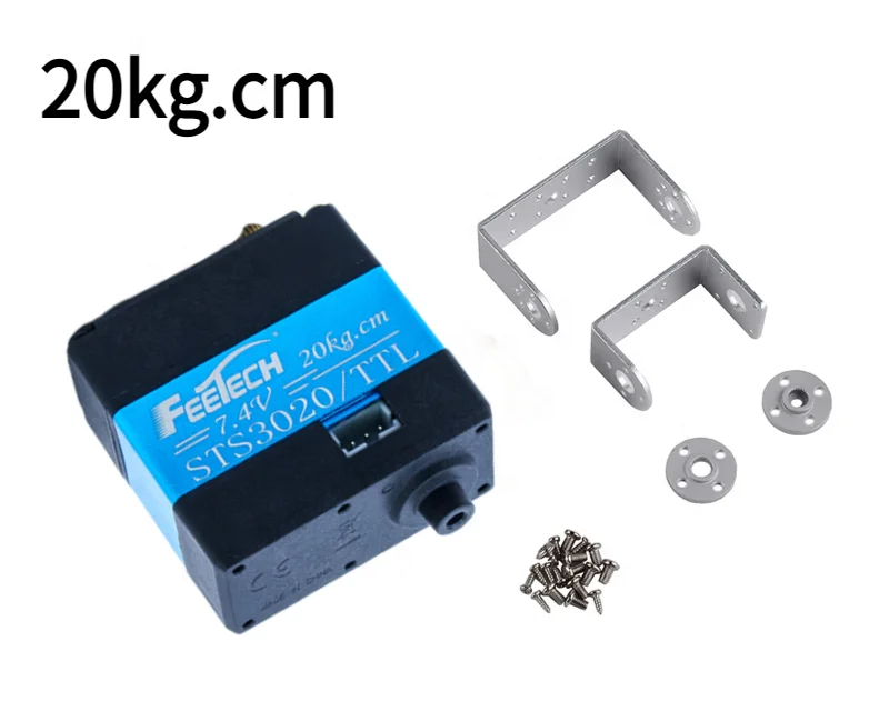 

25 кг TTL последовательная шина двухрежимный серводвигатель высокая точность 360 магнитный энкодер двусторонний крутящий момент обратной связи RC детали Accs