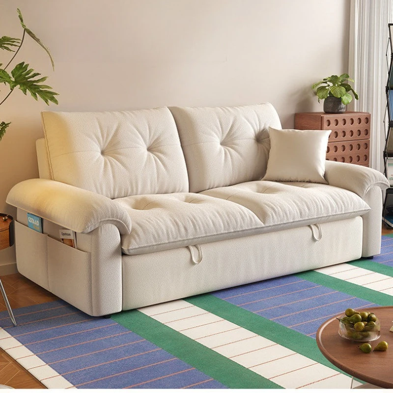 

Съемный и моющийся диван для гостиной. Современный, простой, мягкий и удобный диван-кровать двойного назначения. Мебель для гостиной.