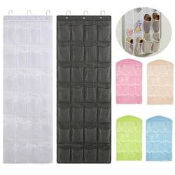 Roupeiro Organizador Saco De Suspensão, Meias, Sutiã, Cabide De Roupa Interior, Sapateira, Sobre A Porta, Armário De Tecido, 28 Bolsos, 24 Bolsos, 16 Bolsos