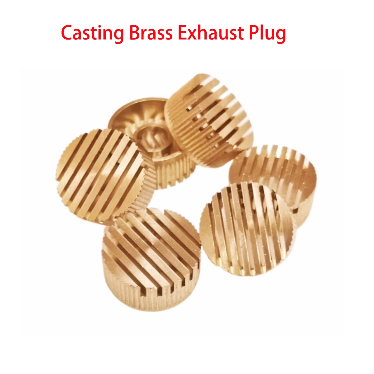 Brass Vent Plugs for Sand Casting Molds, Dis 12-30mm Precision Exhaust Components