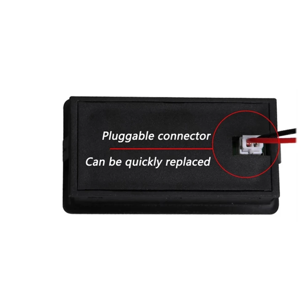 12V 24V 48V 72V Digitaler Batteriekapazitätsanzeiger DC 8V-100V Blei-Säure Lithium LiFePO4 Auto Motorrad Voltmeter Spannungsmesser – Detail 13
