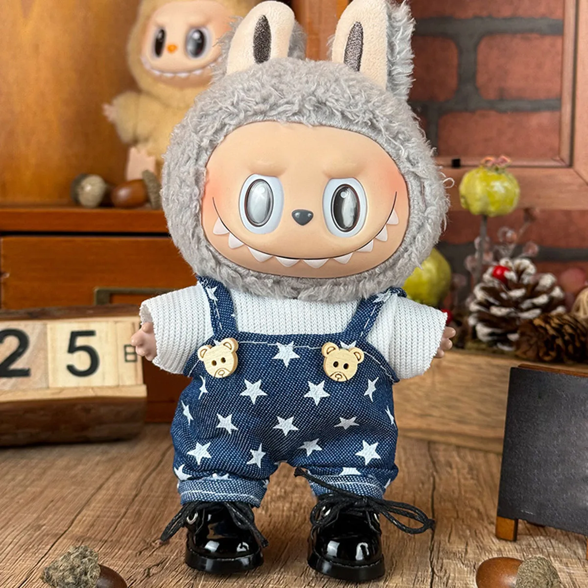 Милая мини-кукла, одежда, аксессуары для Labubu v1/v2, комплект одежды, украшение, детская игрушка в подарок