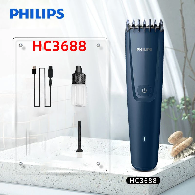 Philips Hairclipper HC3688 HC5690 Electric Hair Cutter Head Washable Household Electric Hair Clippers Multi Length Settings image 3