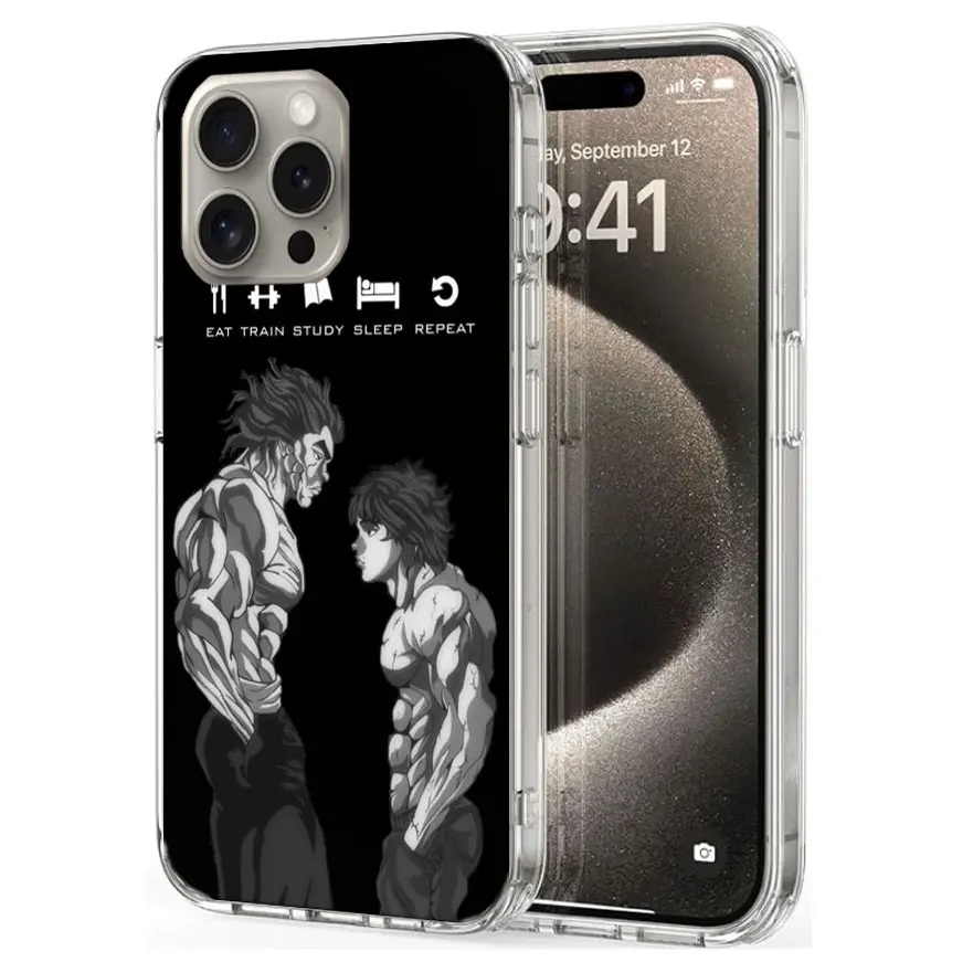 Demonic Mantis Hanma By Vertei Baki Hanma Clear For Apple iPhone 16 15 Pro Max Cover 14 Plus 13 12 Mini 11 Pro XR XS Max Phone C