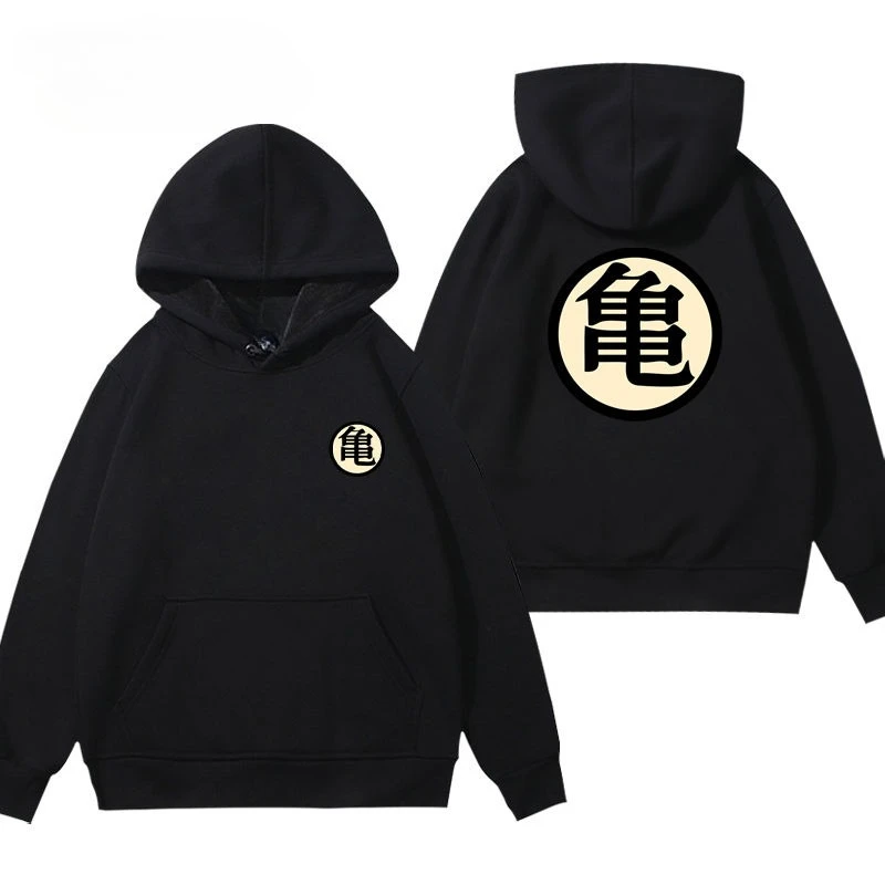 

Мужская толстовка с принтом Dragon Ball в стиле аниме, осень-зима, повседневная уличная одежда большого размера, повседневная одежда, свободный белый джемпер для родителей и детей