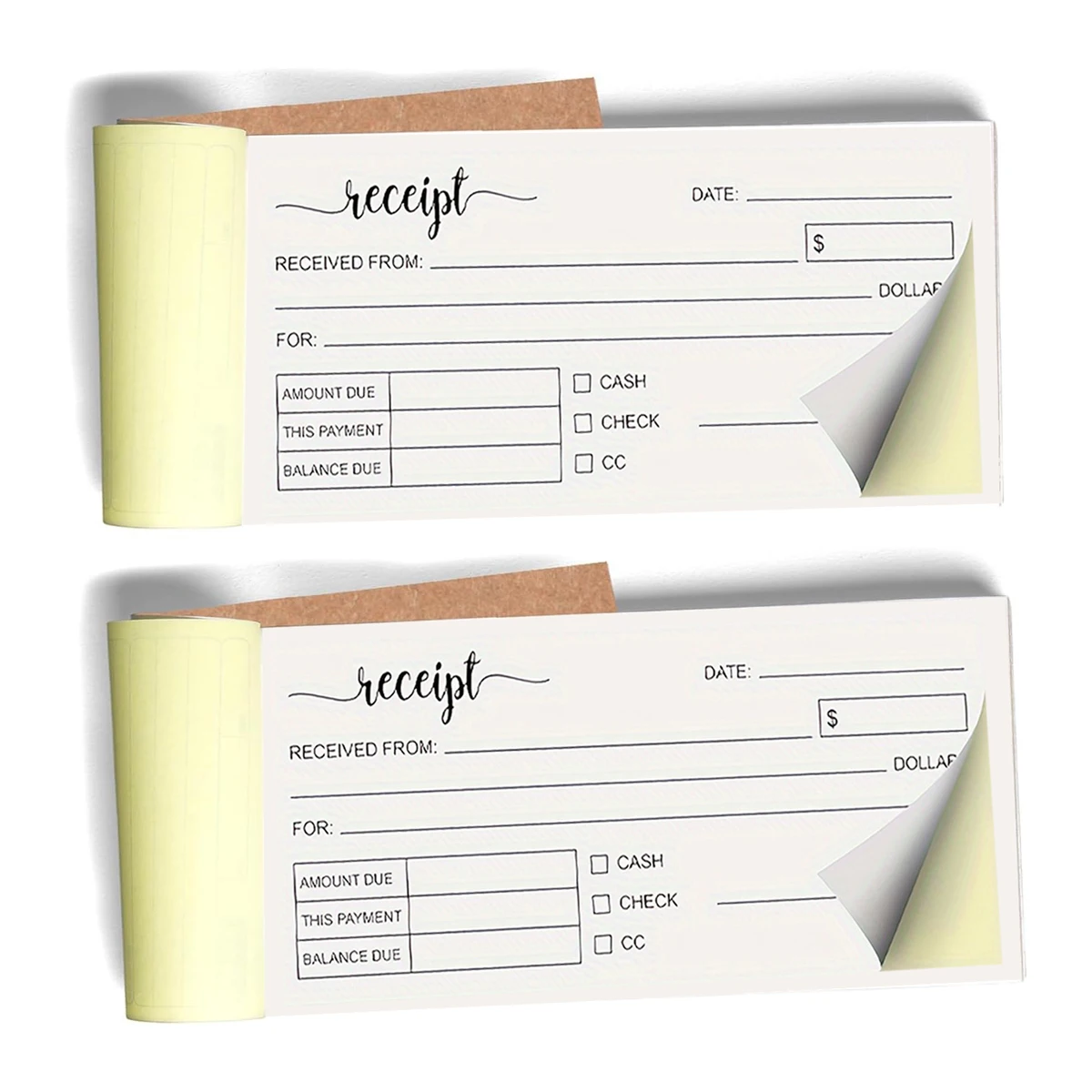 10 libros, 150 copias en total, 7X15CM exquisitas fotografías de negocios de boutique hechas a mano, fotocopias de documentos de recibos de pedidos de ventas