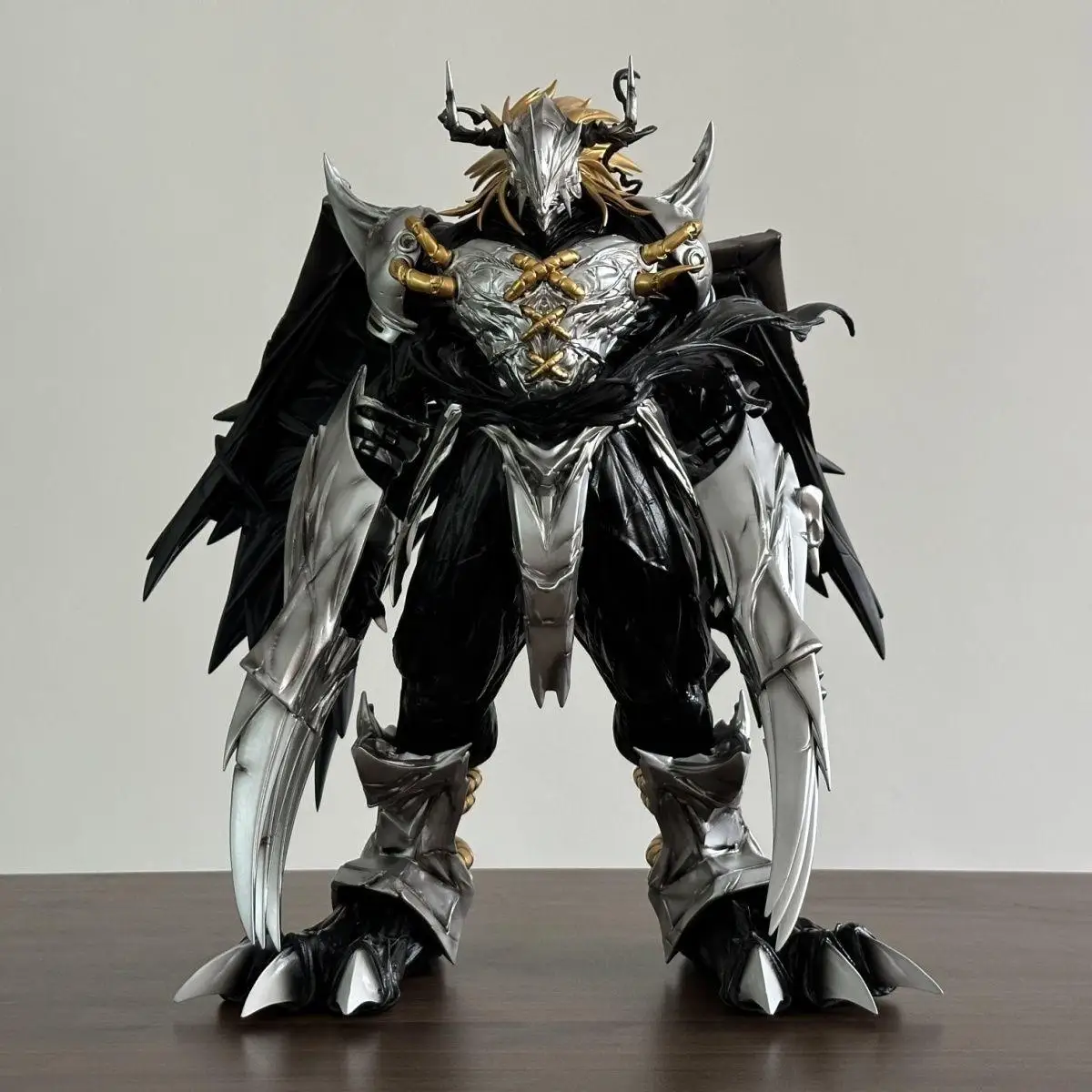Extra-large Premium Digimon WarGreymon GK Model Figure Anime Dark Statue Ornament