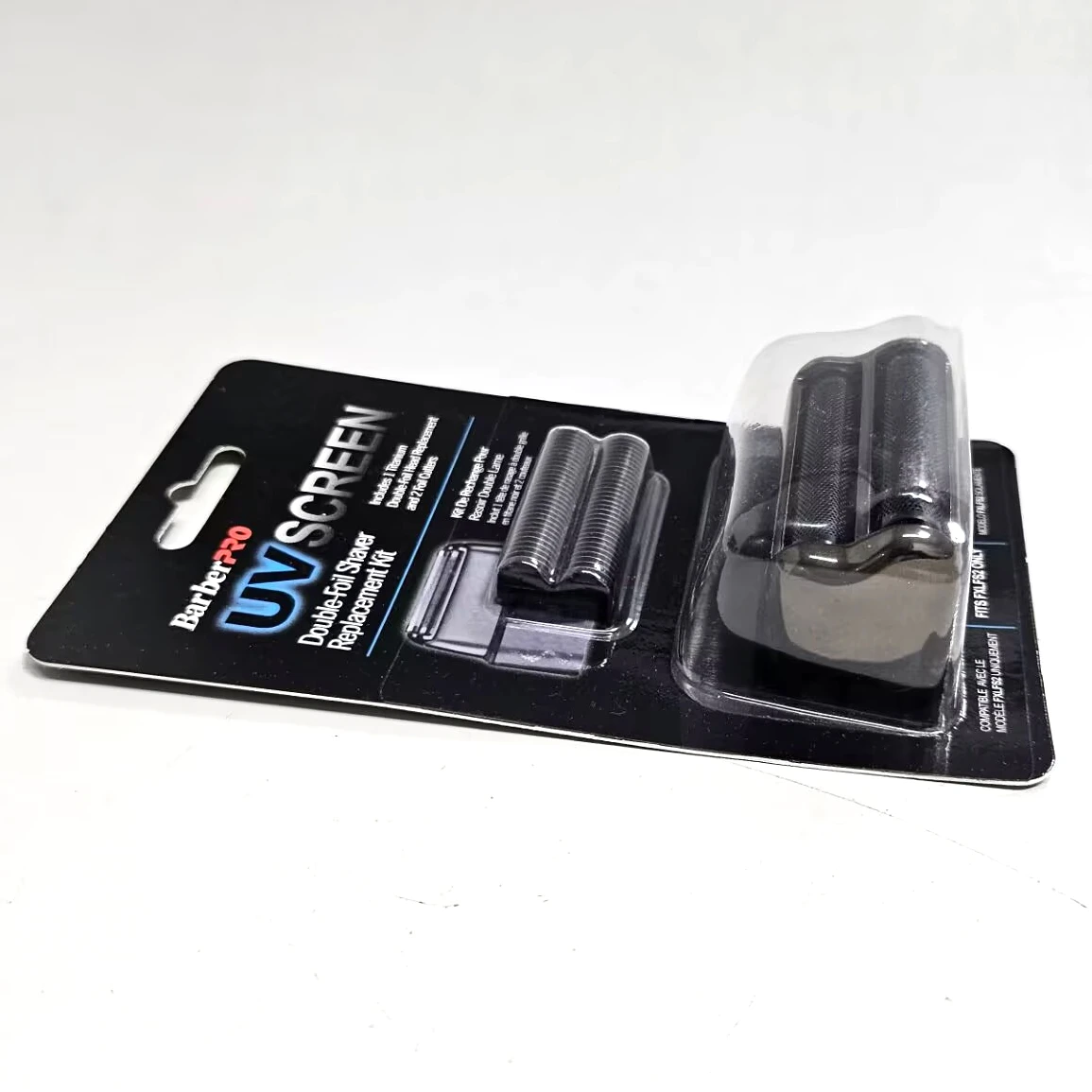 

Сменная фольгированная головка и нож для бритвы премиум-класса, подходят только для бритв BaBylissPRO UV Double Foil Shavers, матовый черный цвет.