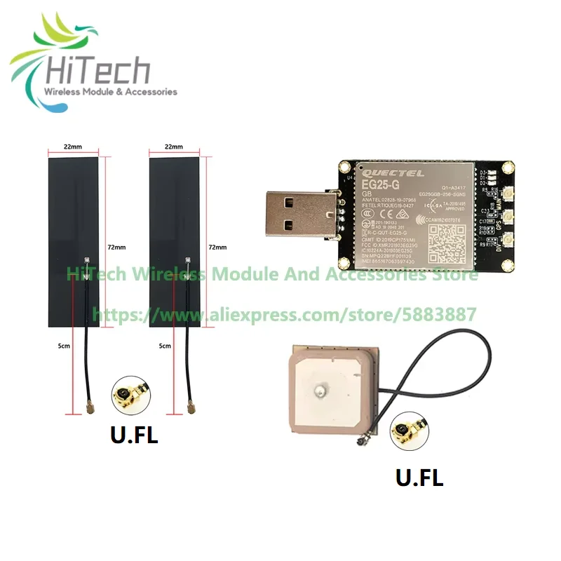 Free ship Quectel EG25-G USB Dongle 4G LTE Cat4 module with Micro sim card accessorie Option for Global Laptop,Router,LTE device