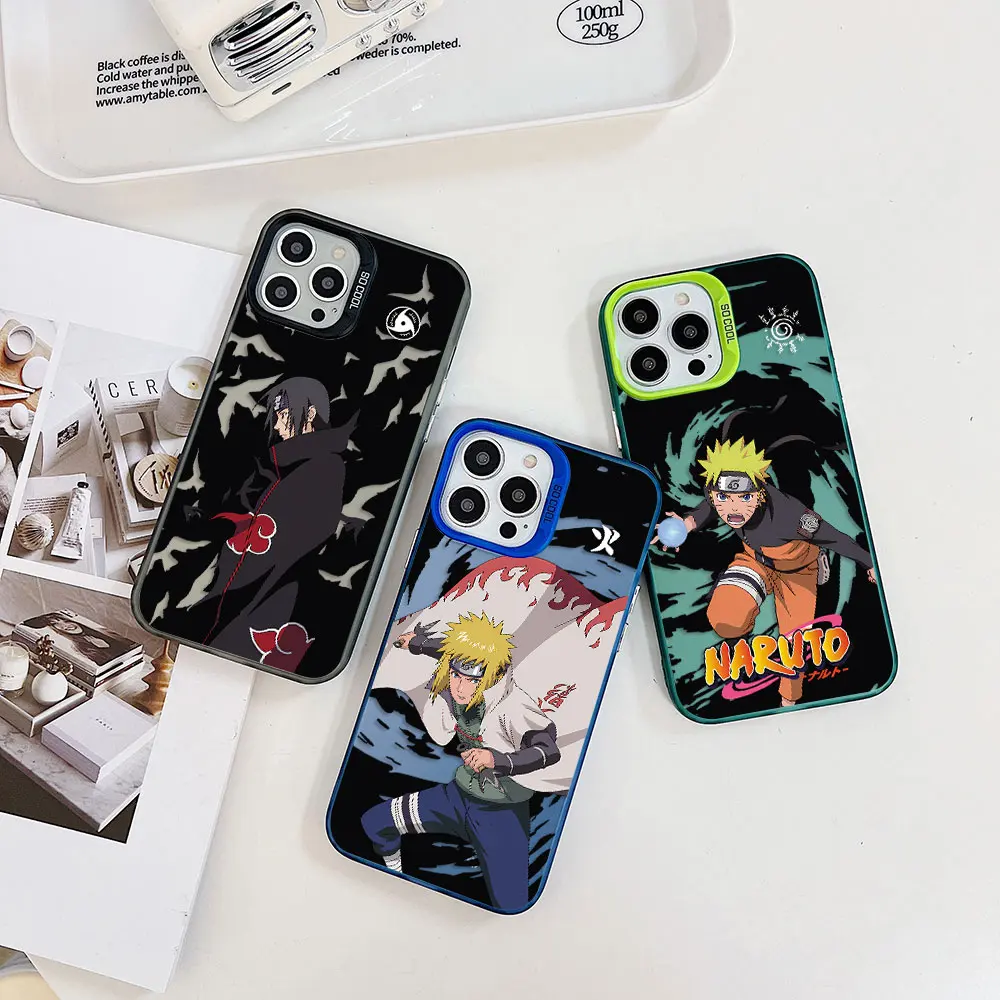 Japan Anime Narutos Pians Phone Case for XiaoMi Mi 11 Lite 12T POCO X3 GT NFC F4 X5 5G Lens Creative Border Hard TPU PC Cover