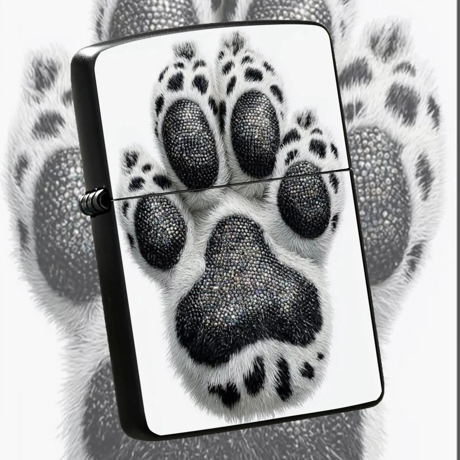Creative Snow Leopard Paw Print Lighter, Exquisite Rhinestone-Like Decor Animal Paw Pattern Lighter, Portable Stylish Multipurpose Lighter For Daily Use Gifting Party Camping, Unique Trendy Practical Accessory For Every A Humorous And Inter