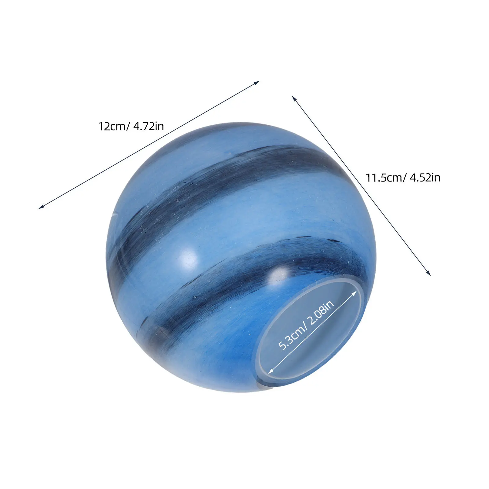 Round Glass Lamp Shade Replacement Globe Clear 5 Inch Fits G9 E14 Bulbs Lamp Cover for Pendant Wall Sconces Chandelier Vanity