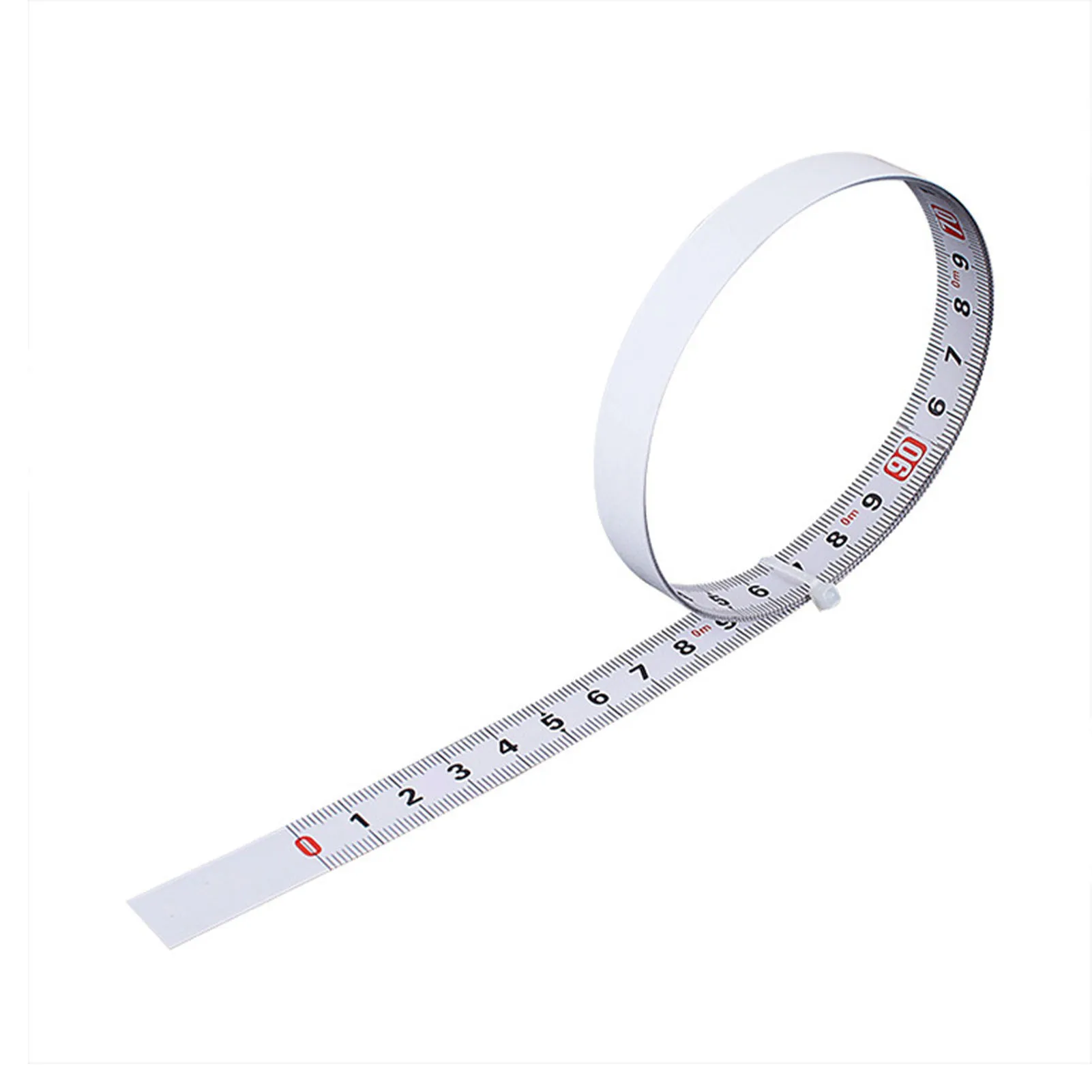 Selbstklebendes Messlineal aus Kohlenstoffstahl, Messband von Links nach Rechts ablesbar, 13mm Breite, 5 Meter Länge, Selbstklebendes Messlineal